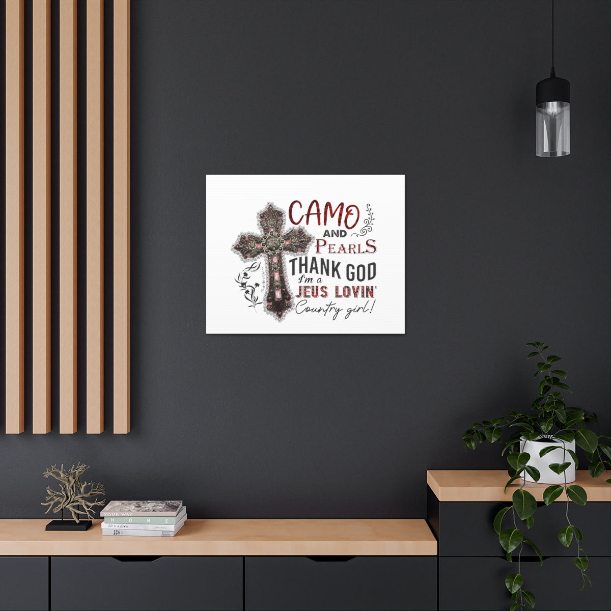 Scripture Walls I'm A Jesus Lovin John 15:9 Cross Christian Wall Art Bible Verse Print Ready to Hang Unframed-Express Your Love Gifts