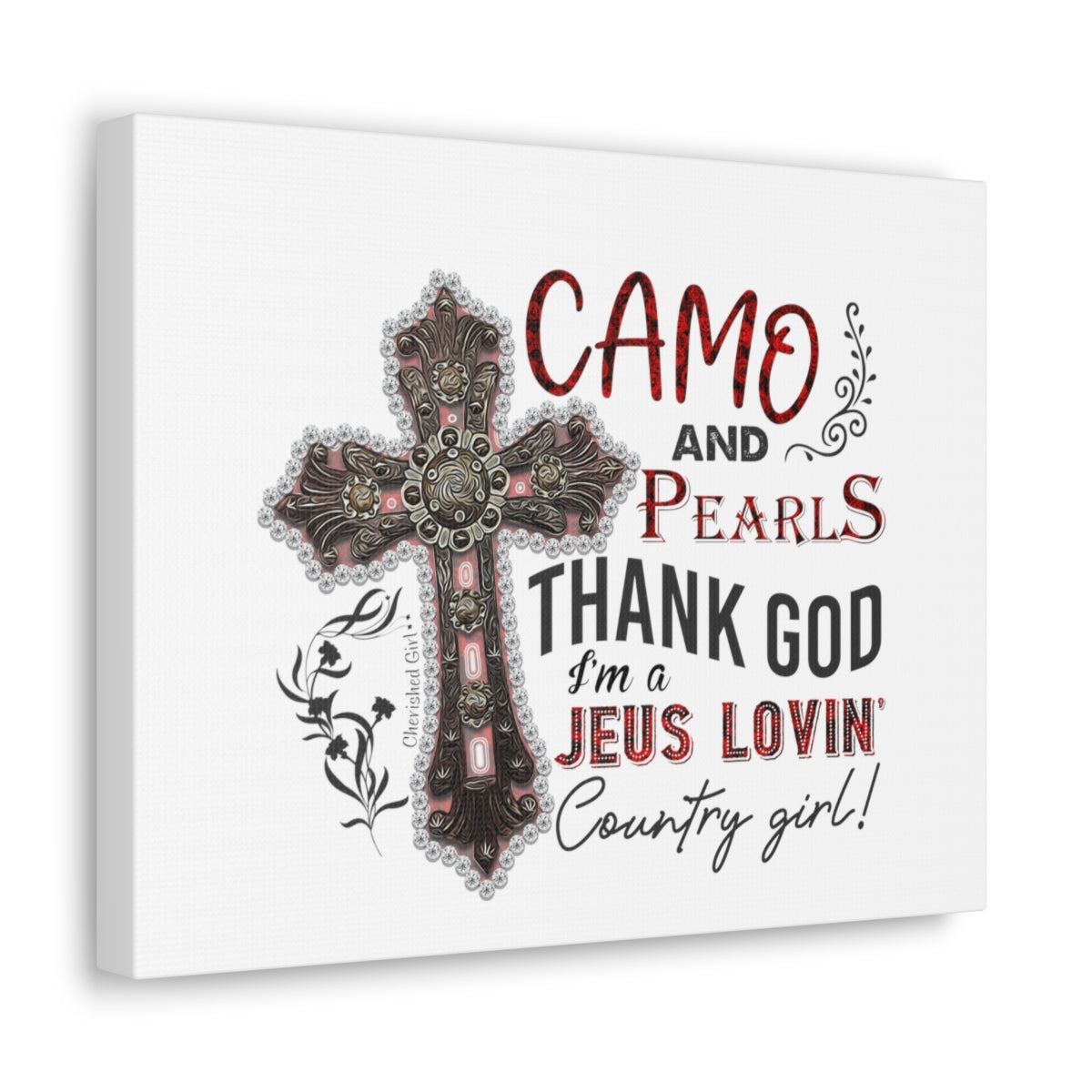 Scripture Walls I'm A Jesus Lovin John 15:9 Cross Christian Wall Art Bible Verse Print Ready to Hang Unframed-Express Your Love Gifts