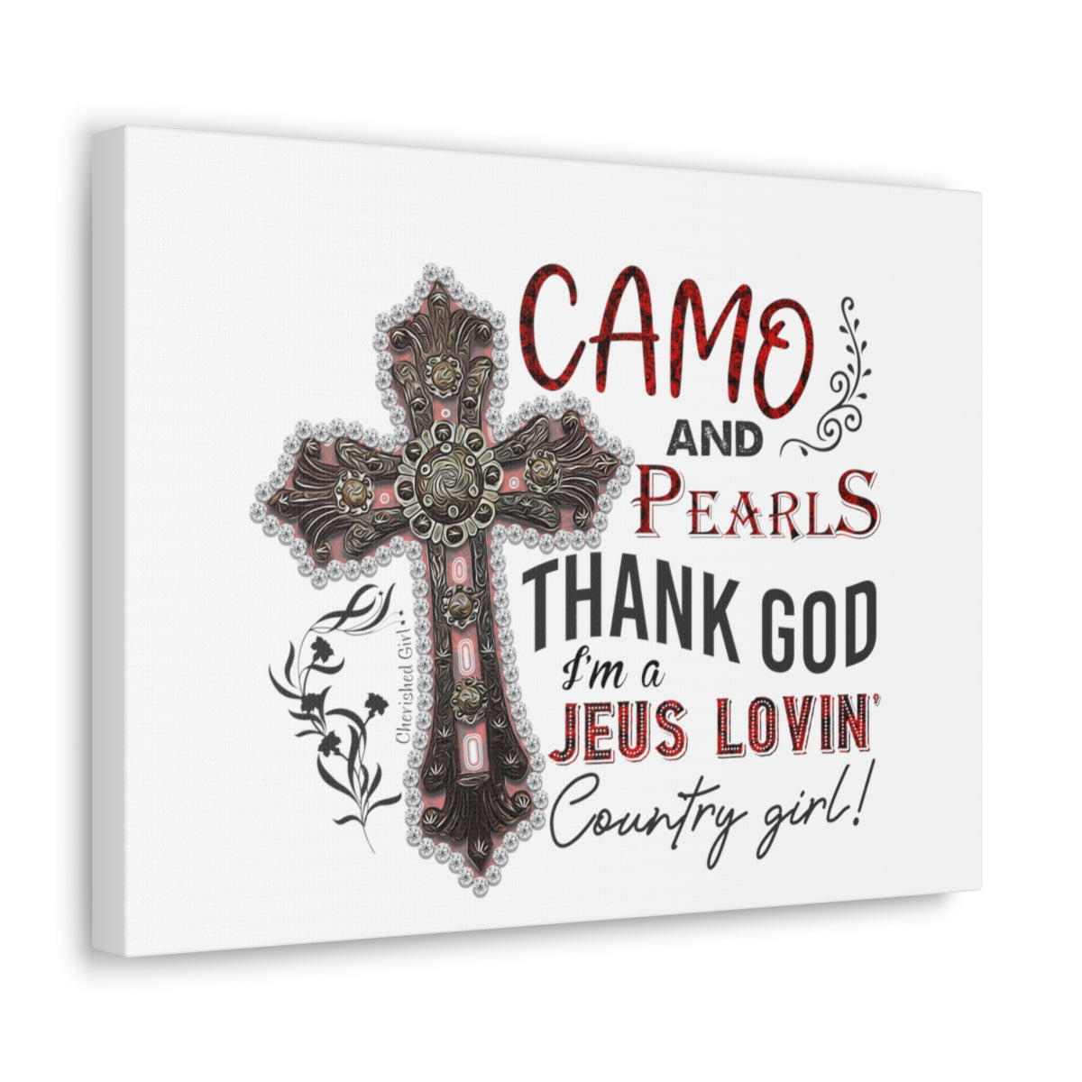 Scripture Walls I'm A Jesus Lovin John 15:9 Cross Christian Wall Art Bible Verse Print Ready to Hang Unframed-Express Your Love Gifts