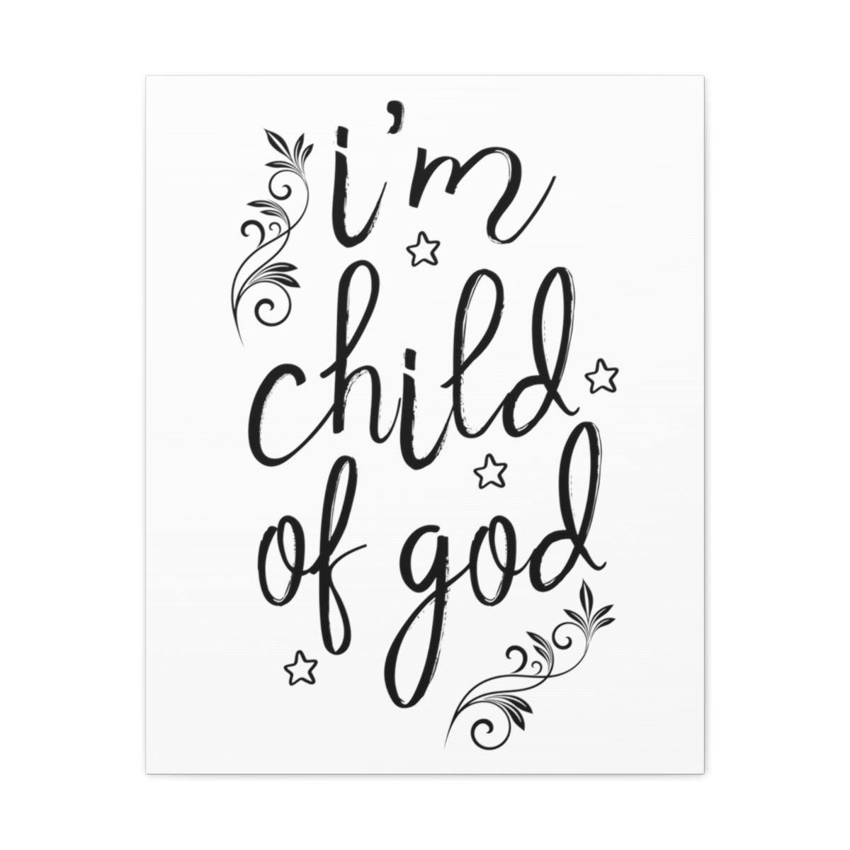 Scripture Walls I'm Child Of God Proverbs 22:6 Christian Wall Art Print Ready to Hang Unframed-Express Your Love Gifts