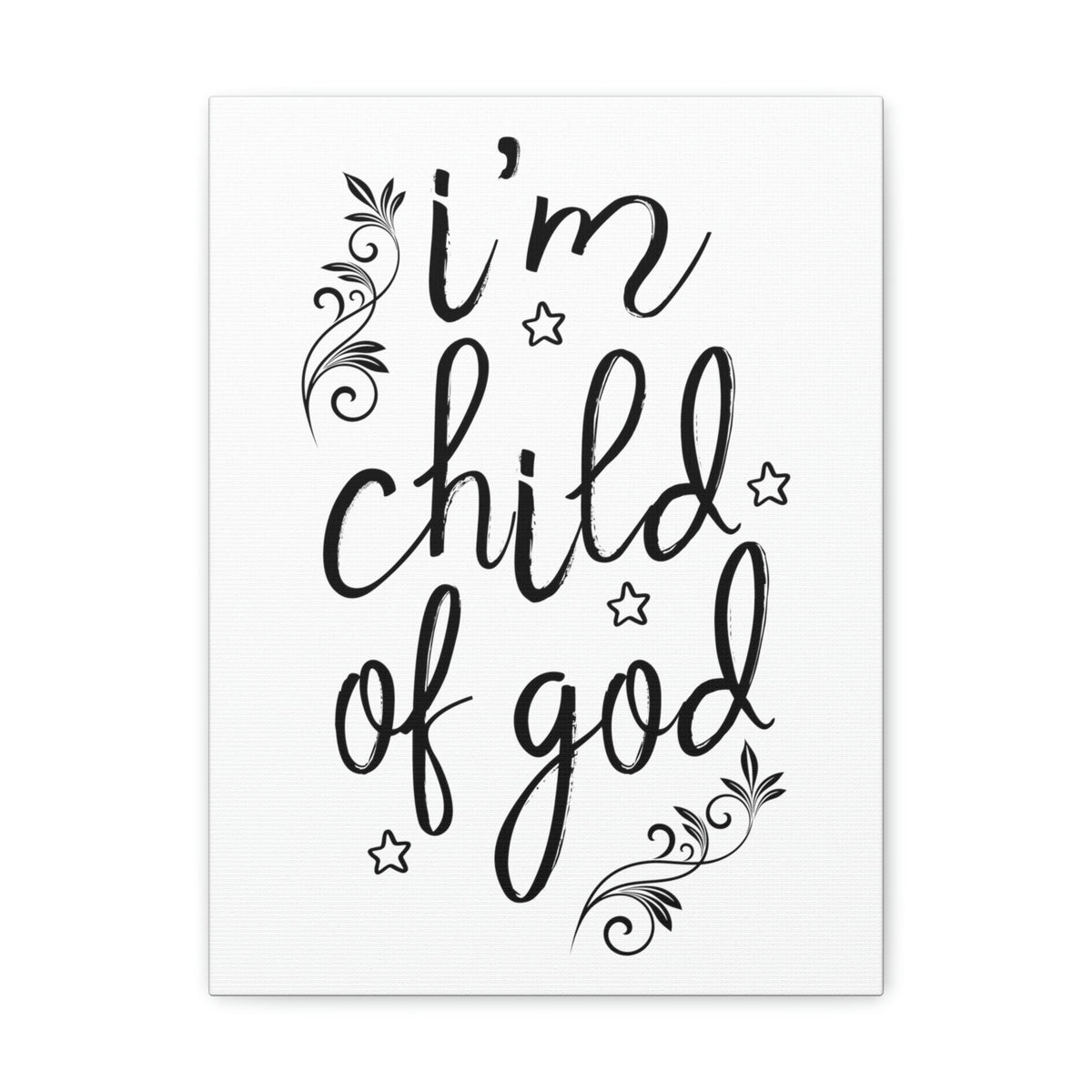 Scripture Walls I'm Child Of God Romans 8:14 Christian Wall Art Print Ready to Hang Unframed-Express Your Love Gifts