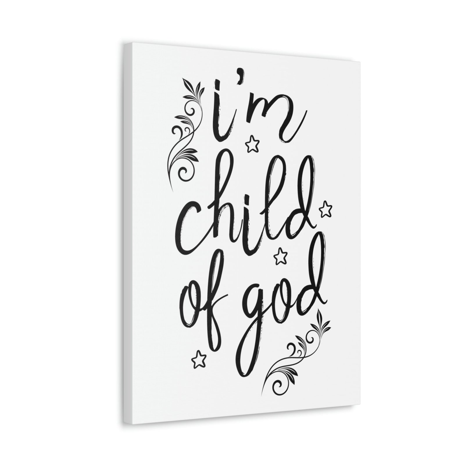 Scripture Walls I'm Child Of God Romans 8:14 Christian Wall Art Print Ready to Hang Unframed-Express Your Love Gifts