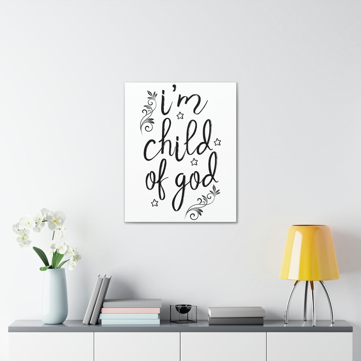 Scripture Walls I'm Child Of God Romans 8:14 Christian Wall Art Print Ready to Hang Unframed-Express Your Love Gifts