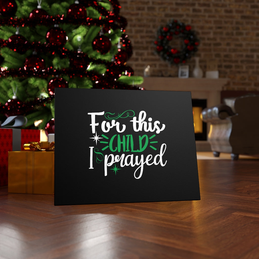 Scripture Walls I Prayed Bible Verse Canvas Christian Wall Art Ready to Hang Unframed-Express Your Love Gifts