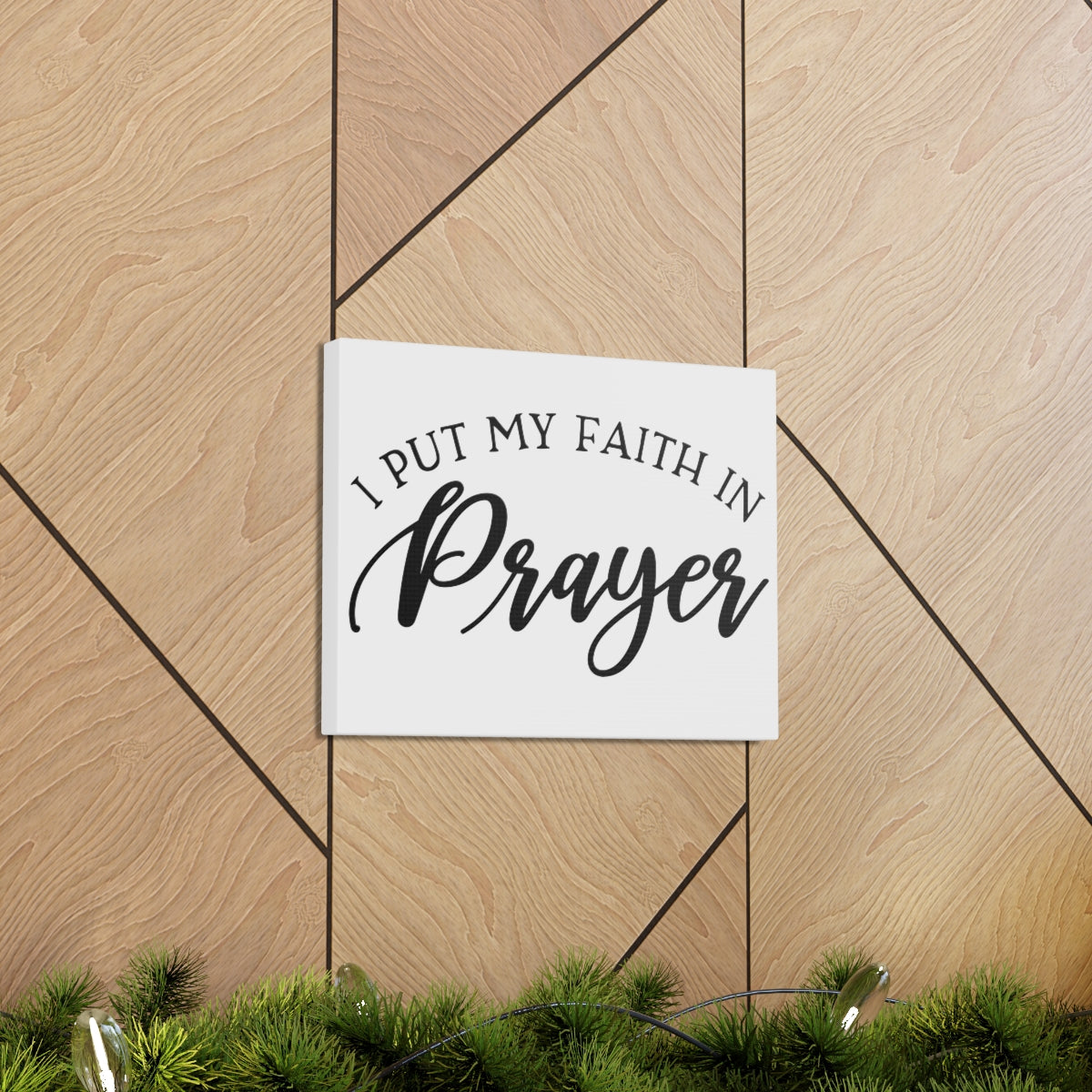Scripture Walls I Put My Faith In Prayer MARK 9:23 Christian Wall Art Print Ready to Hang Unframed-Express Your Love Gifts
