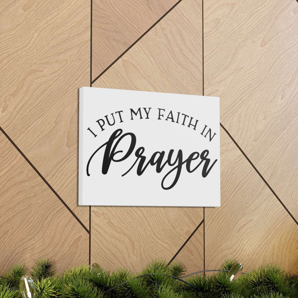 Scripture Walls I Put My Faith In Prayer MARK 9:23 Christian Wall Art Print Ready to Hang Unframed-Express Your Love Gifts