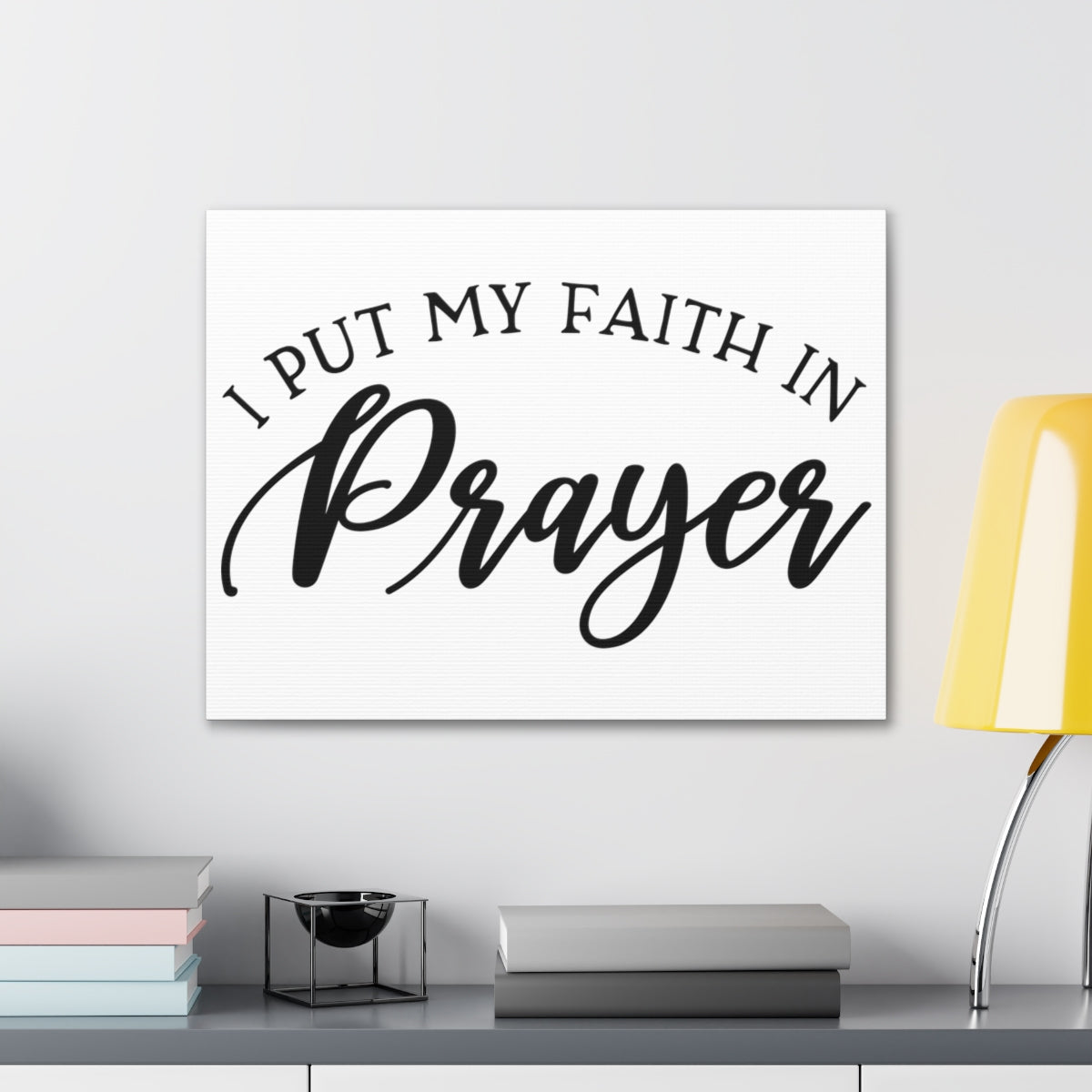 Scripture Walls I Put My Faith In Prayer MARK 9:23 Christian Wall Art Print Ready to Hang Unframed-Express Your Love Gifts