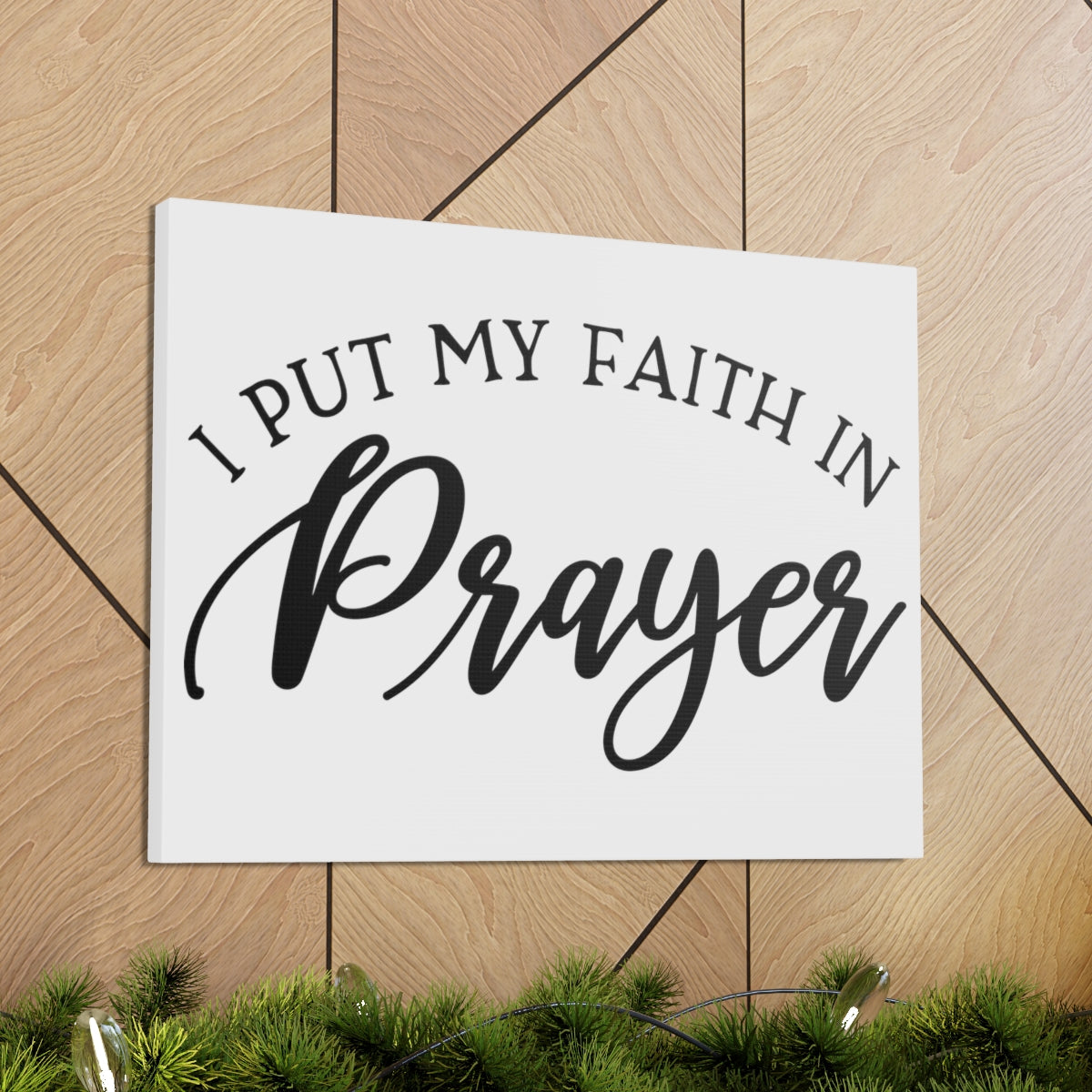 Scripture Walls I Put My Faith In Prayer MARK 9:23 Christian Wall Art Print Ready to Hang Unframed-Express Your Love Gifts
