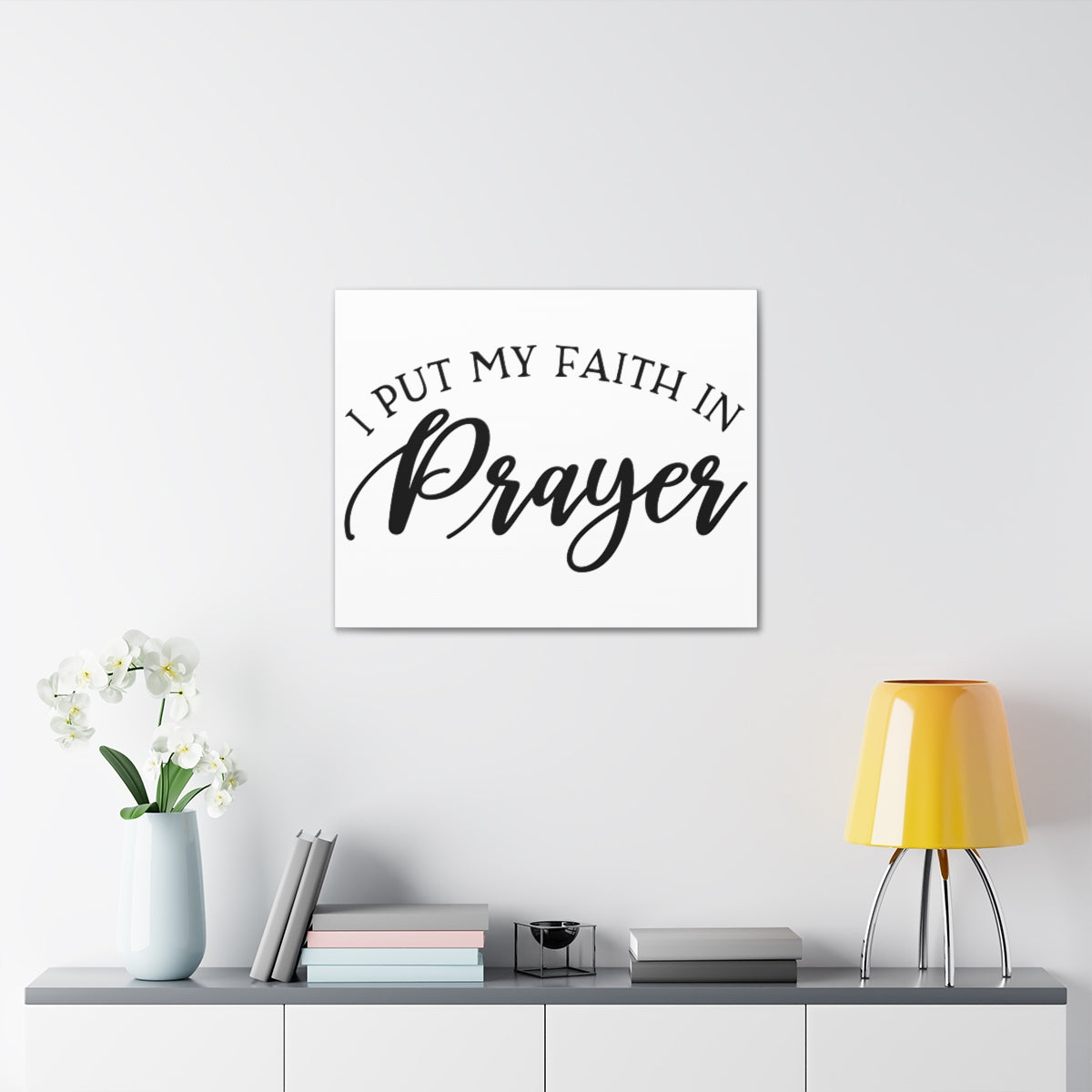 Scripture Walls I Put My Faith In Prayer MARK 9:23 Christian Wall Art Print Ready to Hang Unframed-Express Your Love Gifts