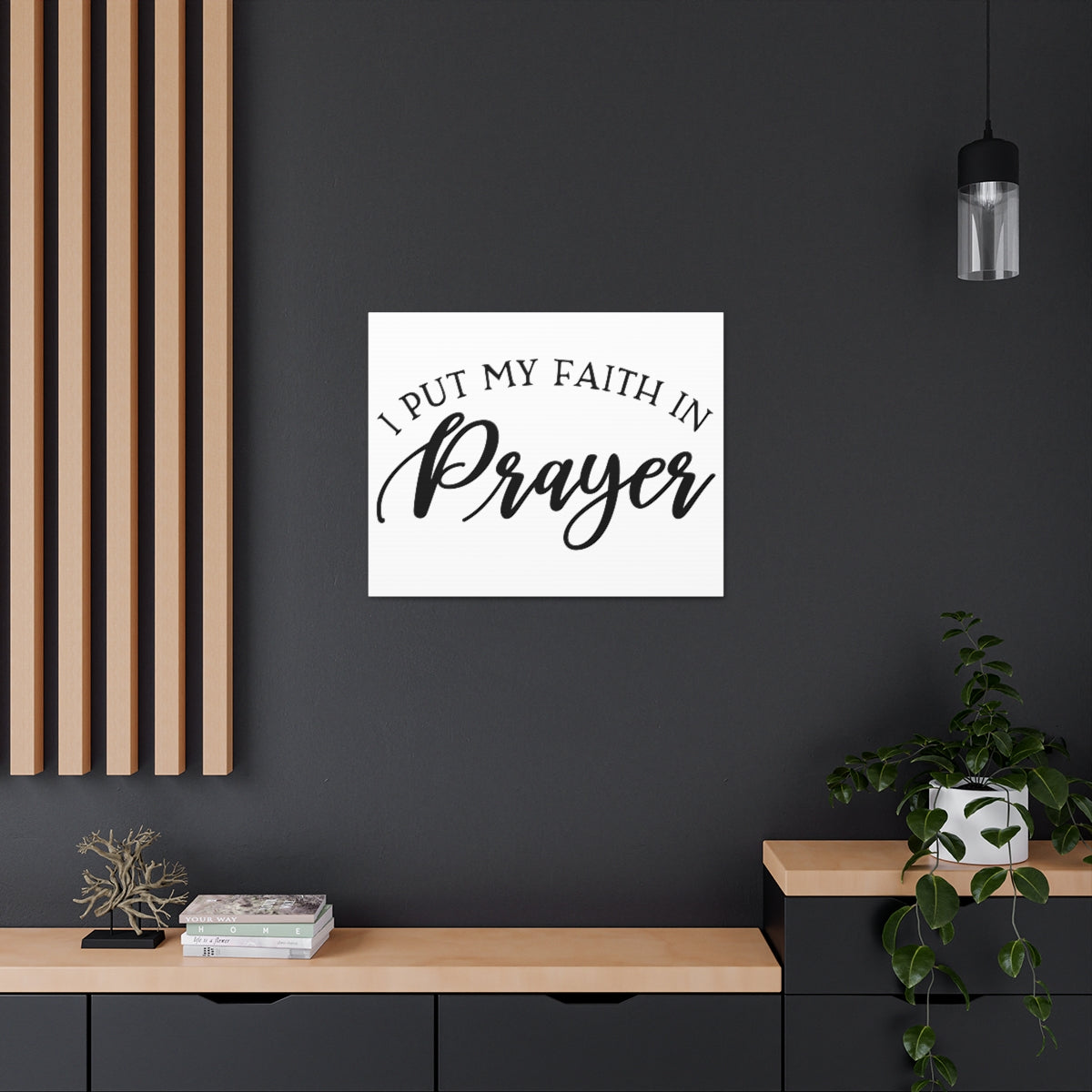 Scripture Walls I Put My Faith In Prayer MARK 9:23 Christian Wall Art Print Ready to Hang Unframed-Express Your Love Gifts