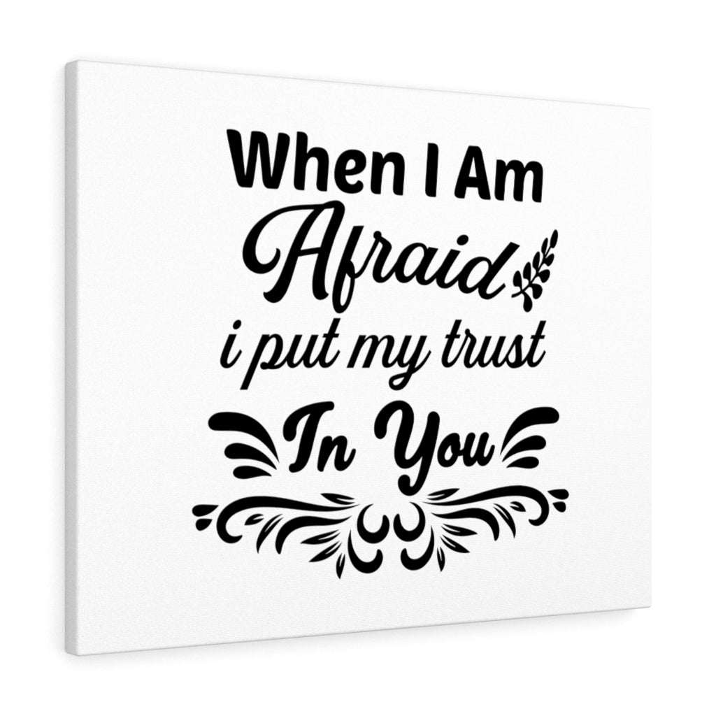 Scripture Walls I Put My Trust In You Bible Verse Canvas Christian Wall Art Ready to Hang Unframed-Express Your Love Gifts
