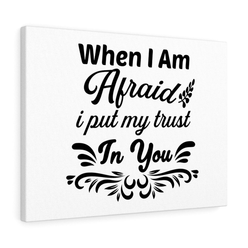Scripture Walls I Put My Trust In You Bible Verse Canvas Christian Wall Art Ready to Hang Unframed-Express Your Love Gifts