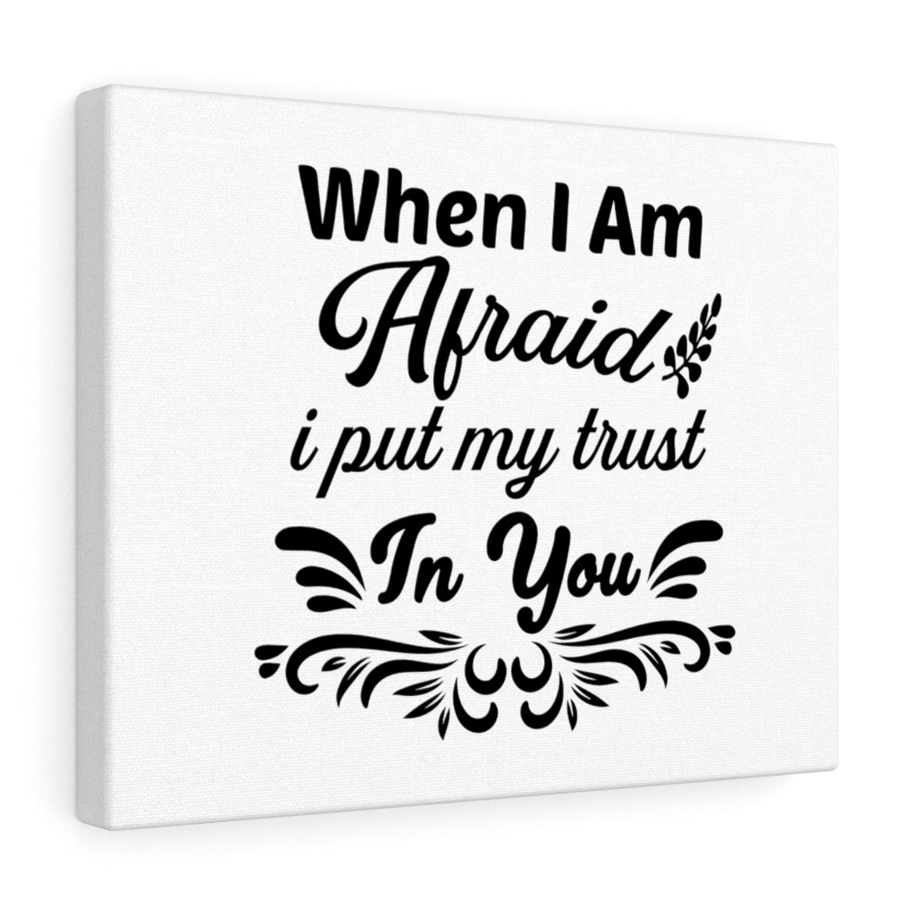 Scripture Walls I Put My Trust In You Bible Verse Canvas Christian Wall Art Ready to Hang Unframed-Express Your Love Gifts