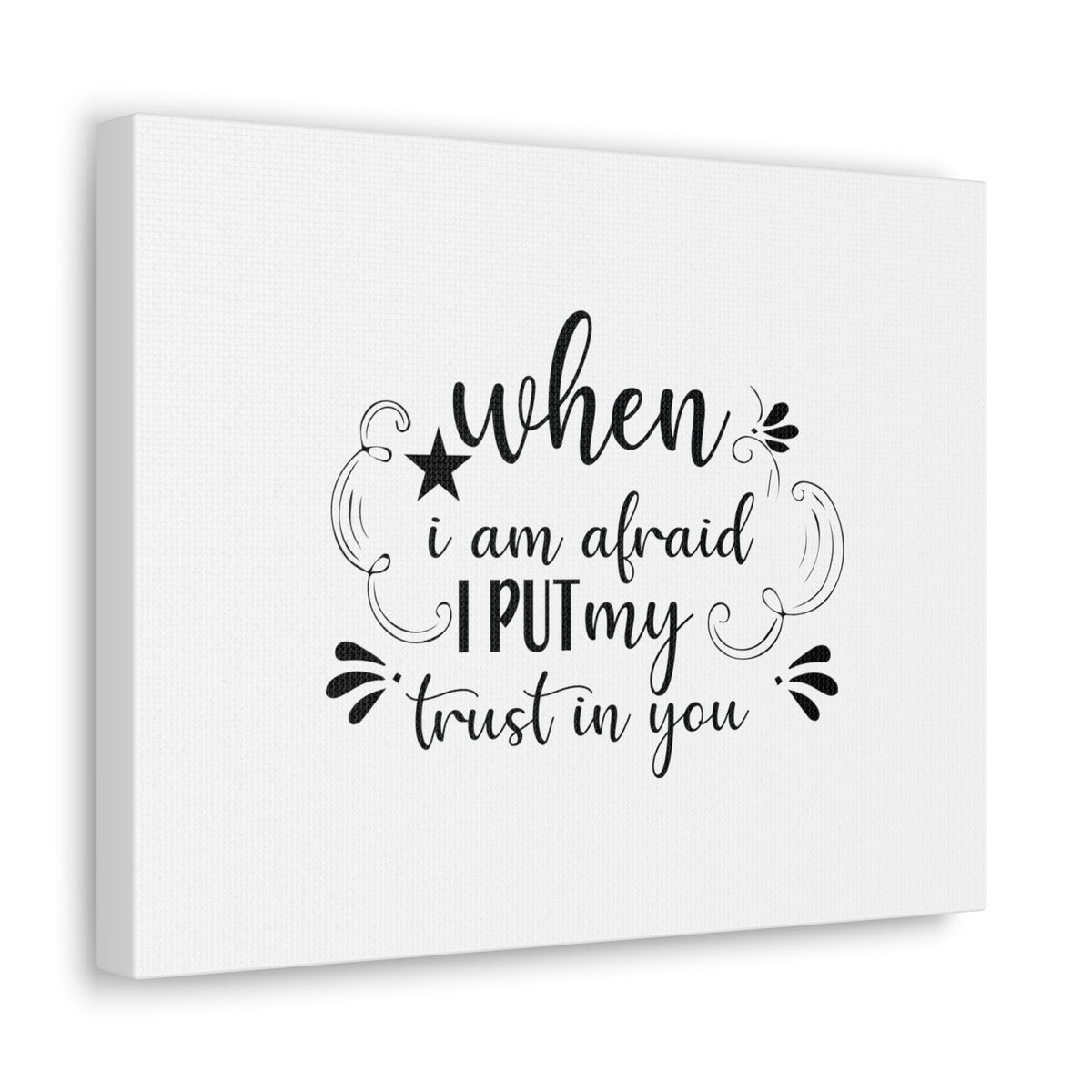 Scripture Walls I Put My Trust In You Psalm 56:3 Christian Wall Art Bible Verse Print Ready to Hang Unframed-Express Your Love Gifts