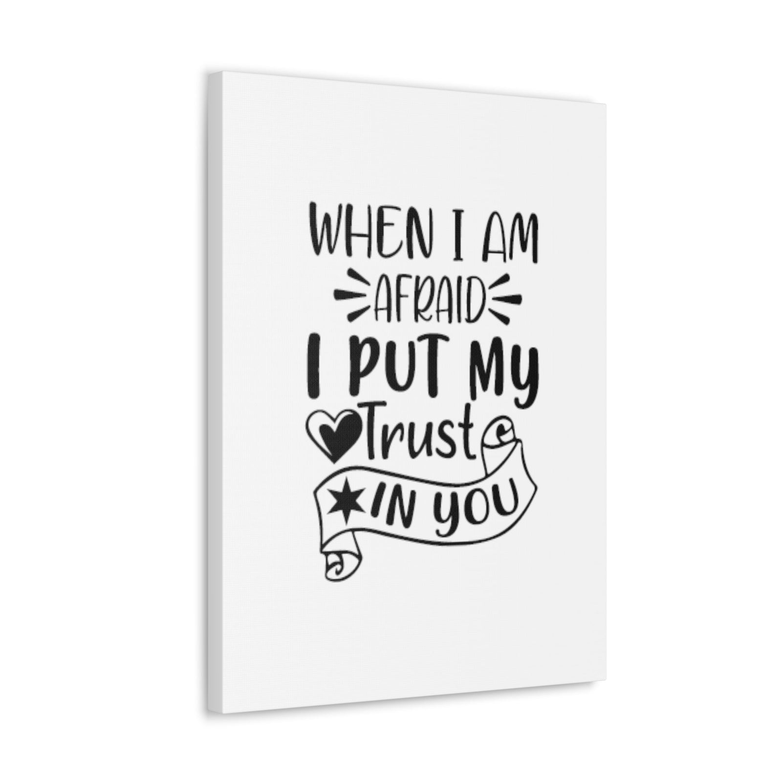 Scripture Walls I Put My Trust In You Psalms 56:3 Christian Wall Art Bible Verse Print Ready to Hang Unframed-Express Your Love Gifts