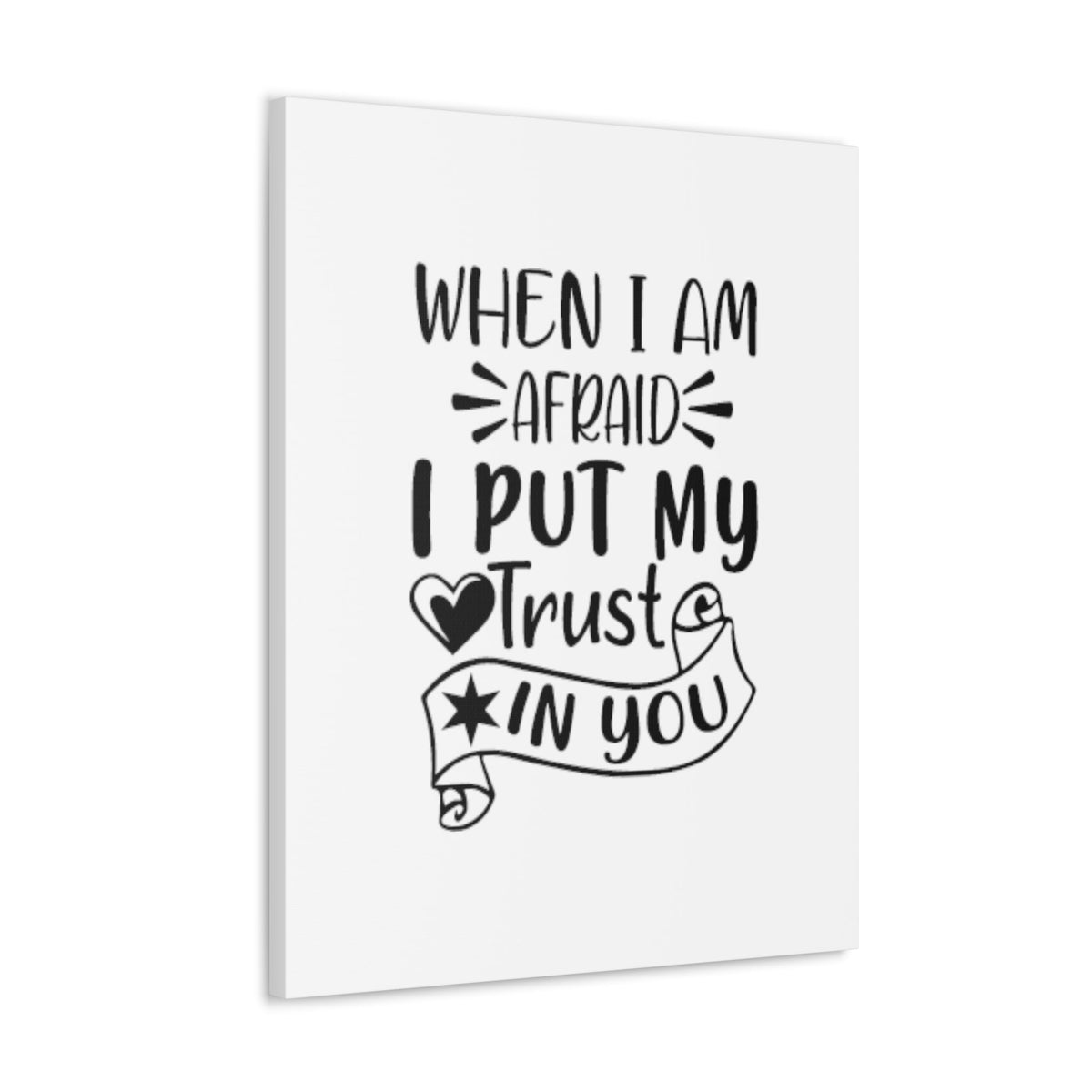 Scripture Walls I Put My Trust In You Psalms 56:3 Christian Wall Art Bible Verse Print Ready to Hang Unframed-Express Your Love Gifts