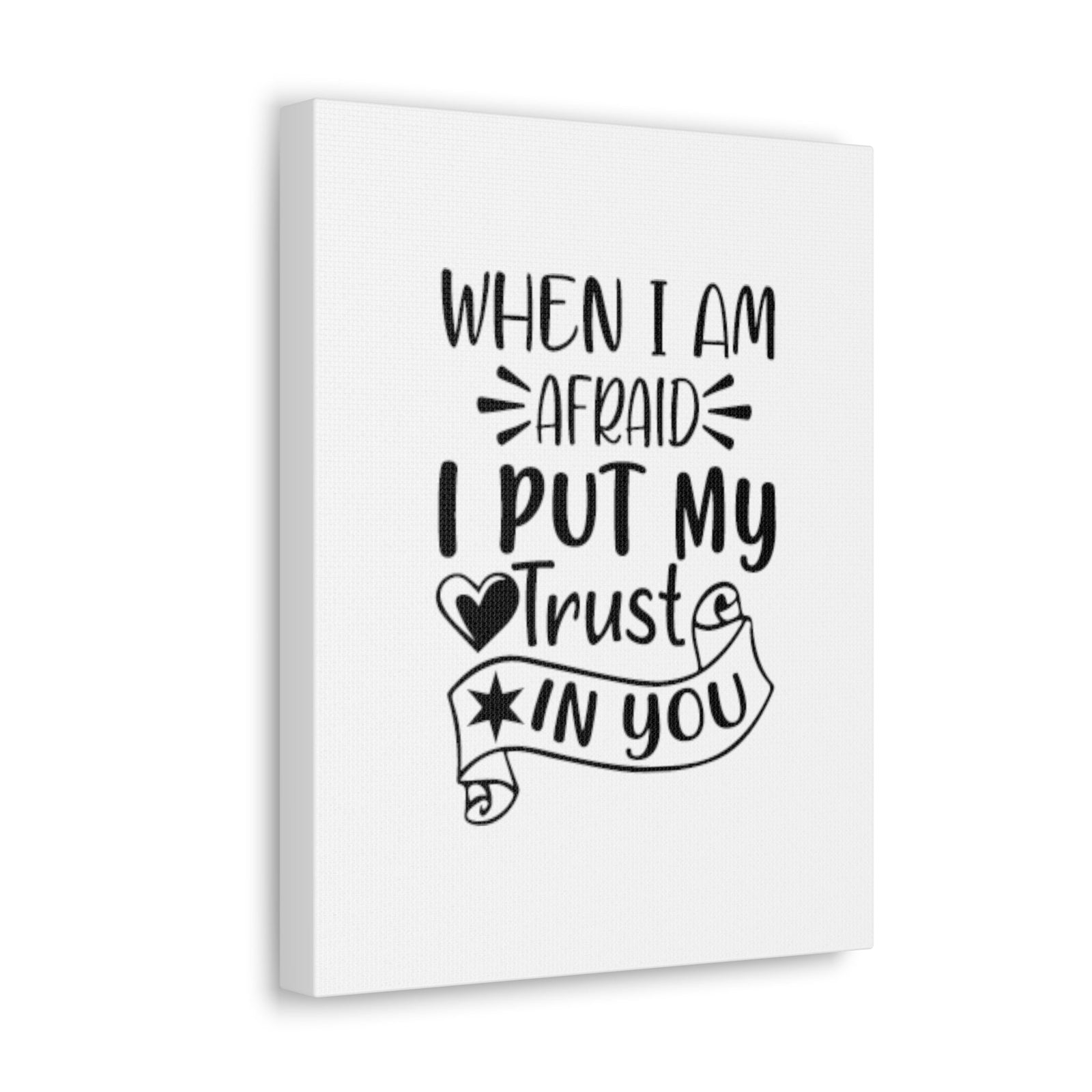 Scripture Walls I Put My Trust In You Psalms 56:3 Christian Wall Art Bible Verse Print Ready to Hang Unframed-Express Your Love Gifts