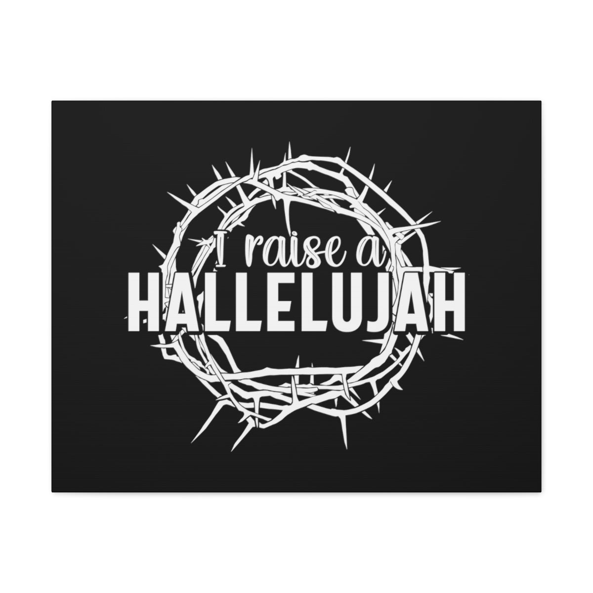 Scripture Walls I Raise A Hallelujah Psalms 135:3 Christian Wall Art Bible Verse Print Ready to Hang Unframed-Express Your Love Gifts
