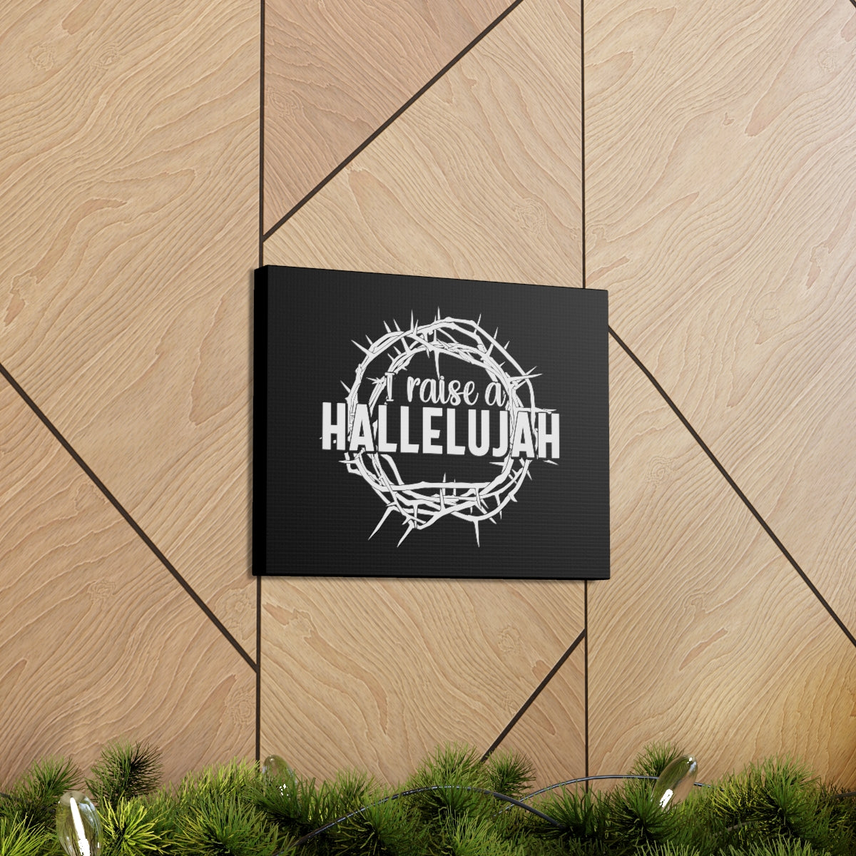 Scripture Walls I Raise A Hallelujah Psalms 135:3 Christian Wall Art Bible Verse Print Ready to Hang Unframed-Express Your Love Gifts