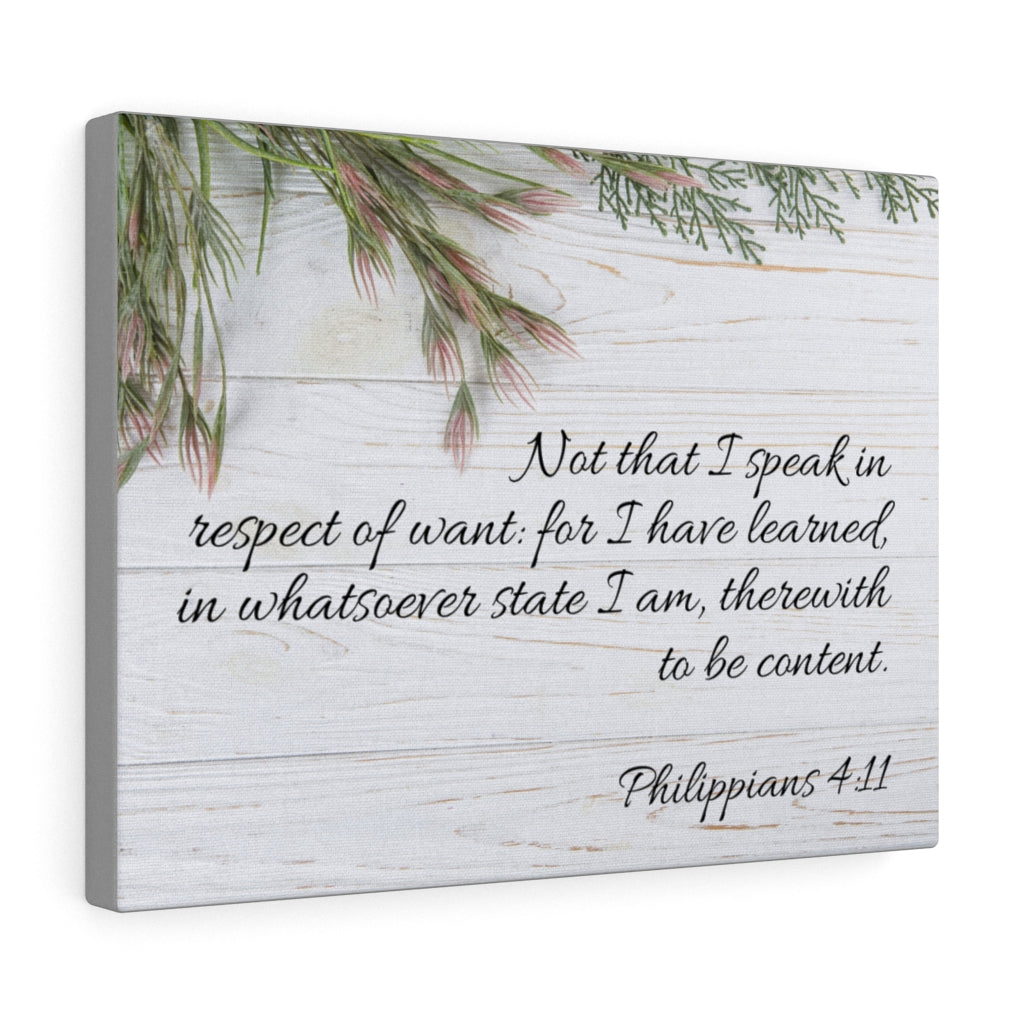 Scripture Walls I Speak in Respect Philippians 4:11 Wall Art Christian Home Decor Unframed-Express Your Love Gifts