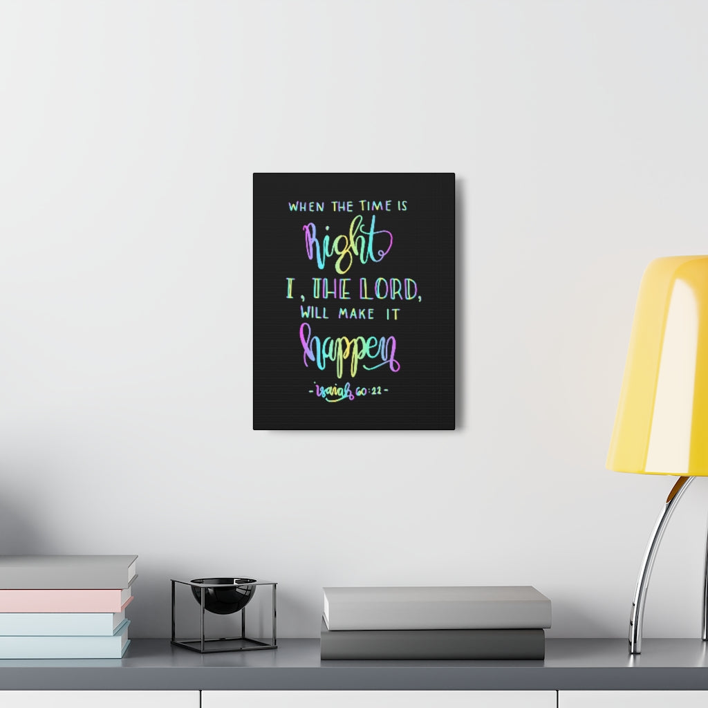 Scripture Walls I The Lord Isaiah 60:22 Christian Wall Art Bible Verse Print Ready To Hang Unframed-Express Your Love Gifts