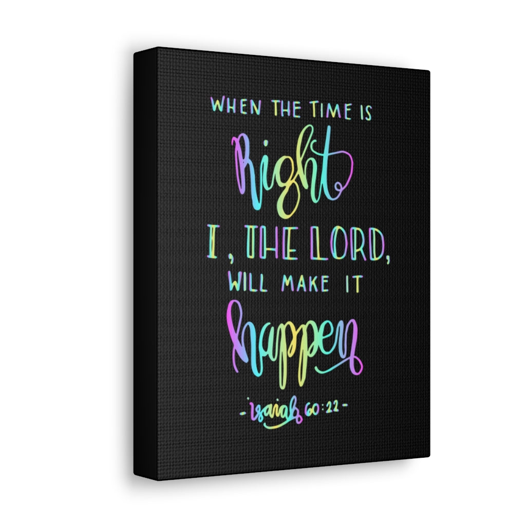 Scripture Walls I The Lord Isaiah 60:22 Christian Wall Art Bible Verse Print Ready To Hang Unframed-Express Your Love Gifts