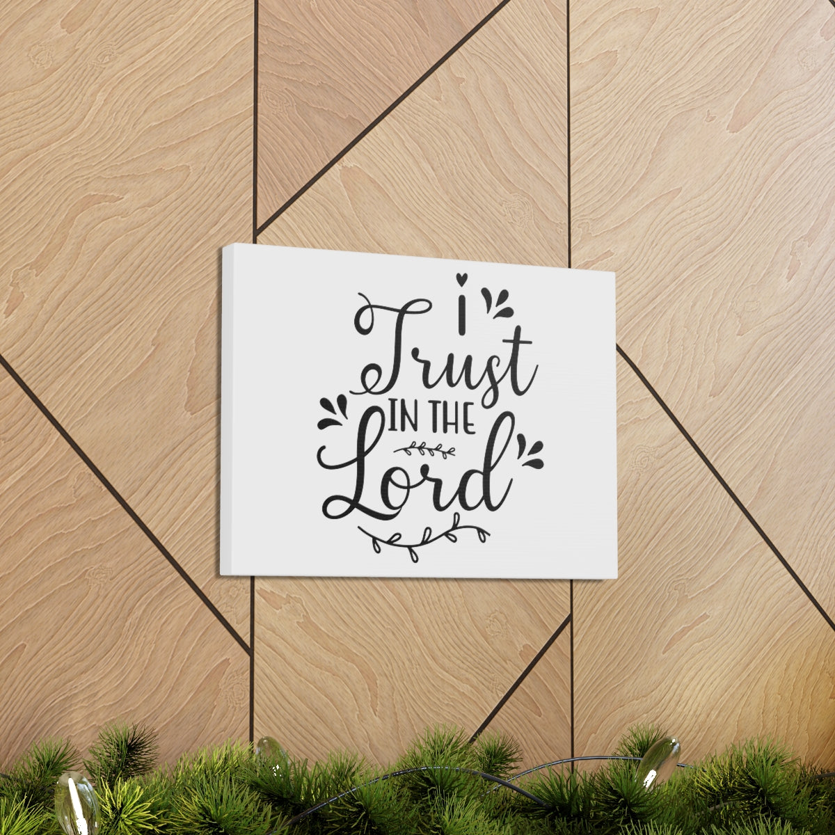 Scripture Walls I Trust In The Lord Mark 9:23 Christian Wall Art Print Ready to Hang Unframed-Express Your Love Gifts