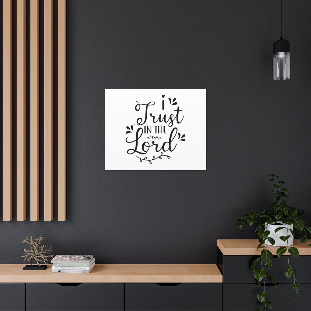 Scripture Walls I Trust In The Lord Mark 9:23 Christian Wall Art Print Ready to Hang Unframed-Express Your Love Gifts