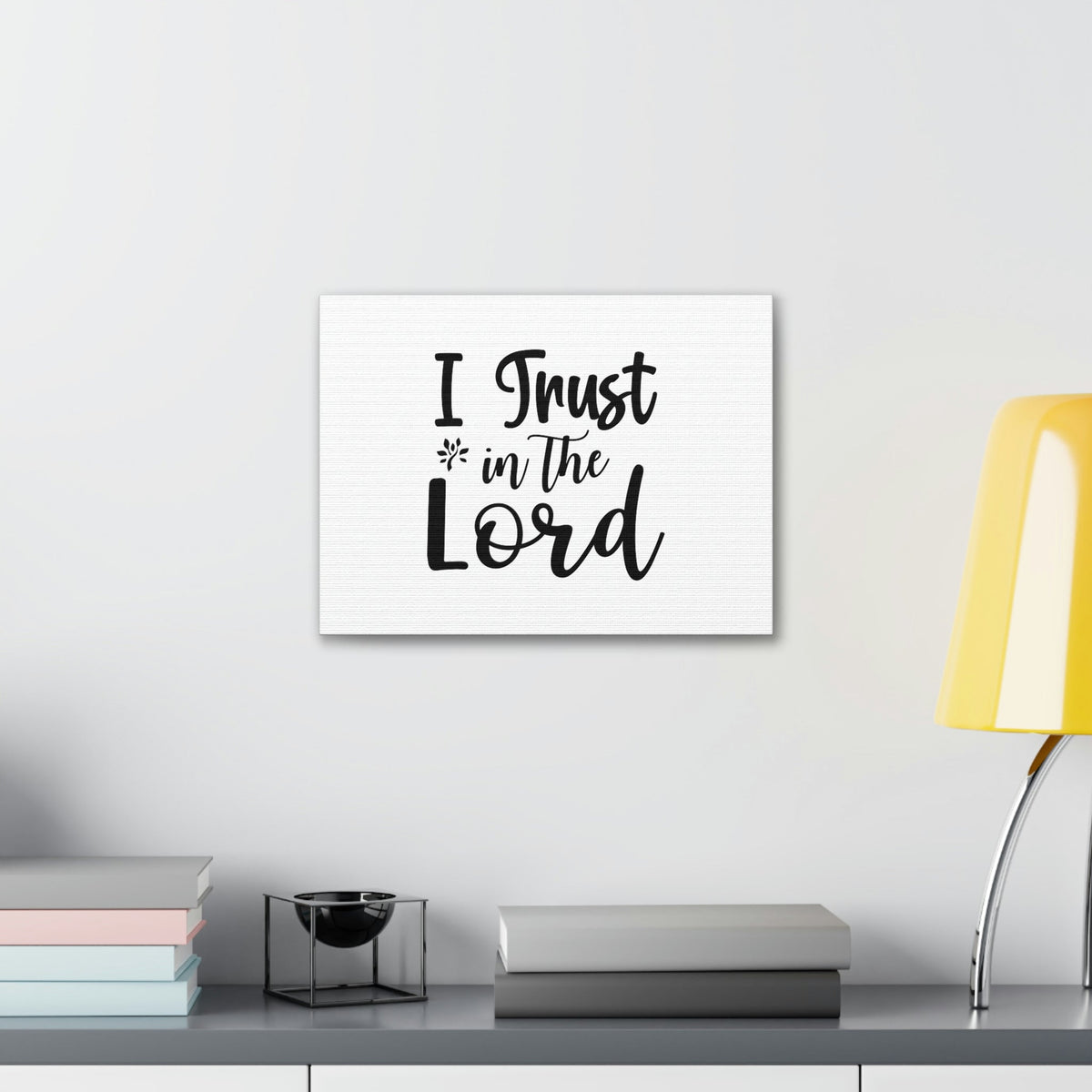Scripture Walls I Trust In The Lord Proverbs 3:5 Christian Wall Art Bible Verse Print Ready to Hang Unframed-Express Your Love Gifts