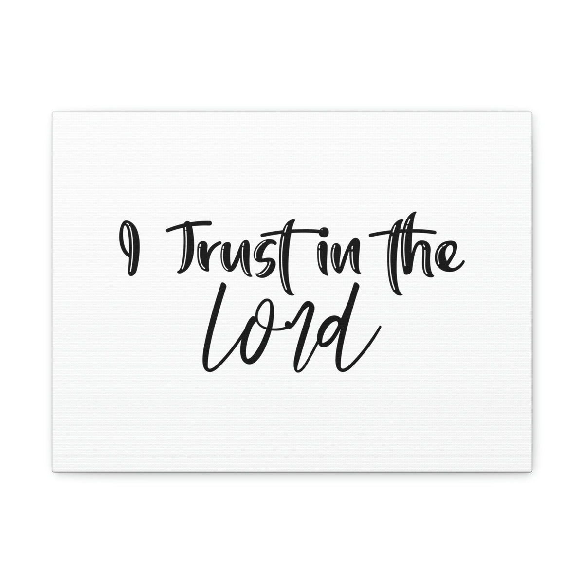 Scripture Walls I Trust In The Lord Proverbs 3:5 Plain Christian Wall Art Bible Verse Print Ready to Hang Unframed-Express Your Love Gifts