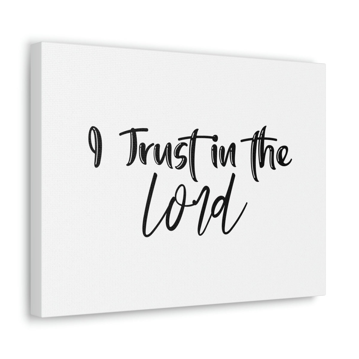 Scripture Walls I Trust In The Lord Proverbs 3:5 Plain Christian Wall Art Bible Verse Print Ready to Hang Unframed-Express Your Love Gifts