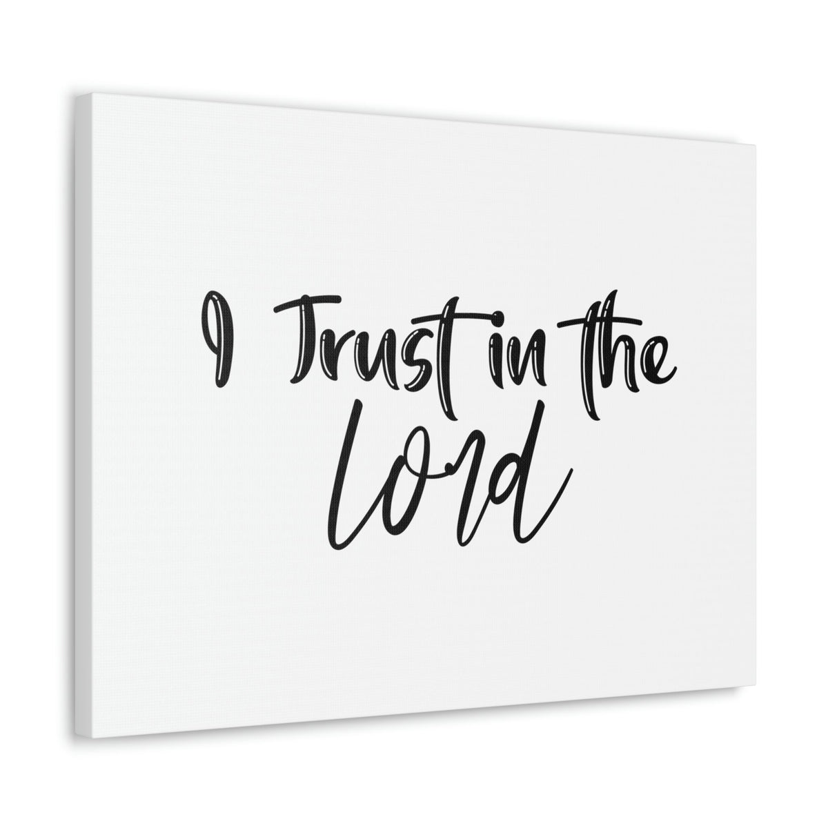 Scripture Walls I Trust In The Lord Proverbs 3:5 Plain Christian Wall Art Bible Verse Print Ready to Hang Unframed-Express Your Love Gifts