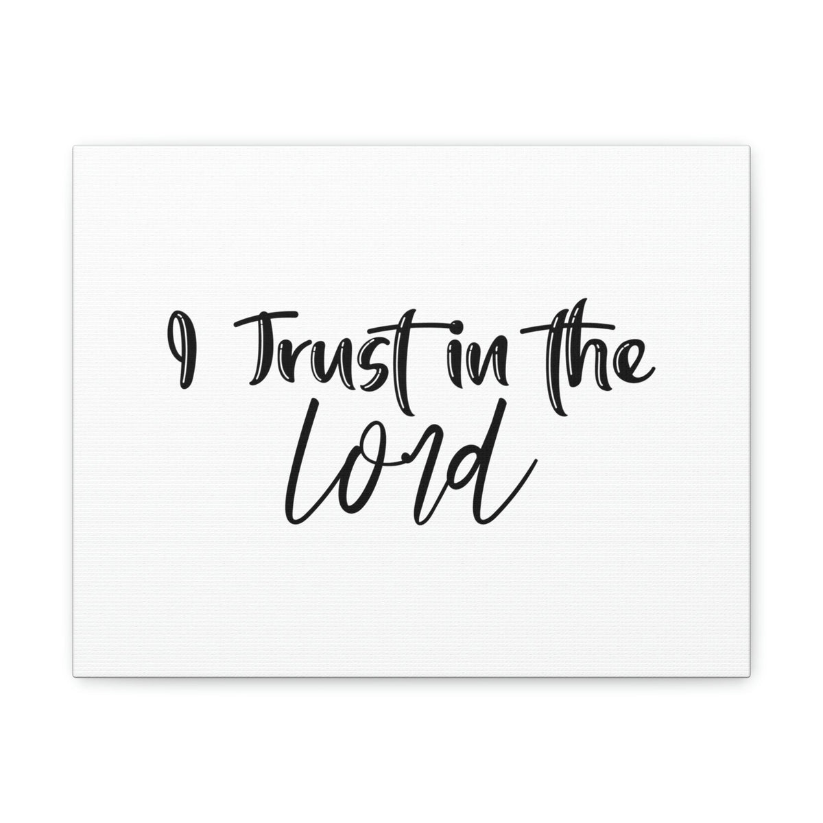 Scripture Walls I Trust In The Lord Proverbs 3:5 Plain Christian Wall Art Bible Verse Print Ready to Hang Unframed-Express Your Love Gifts
