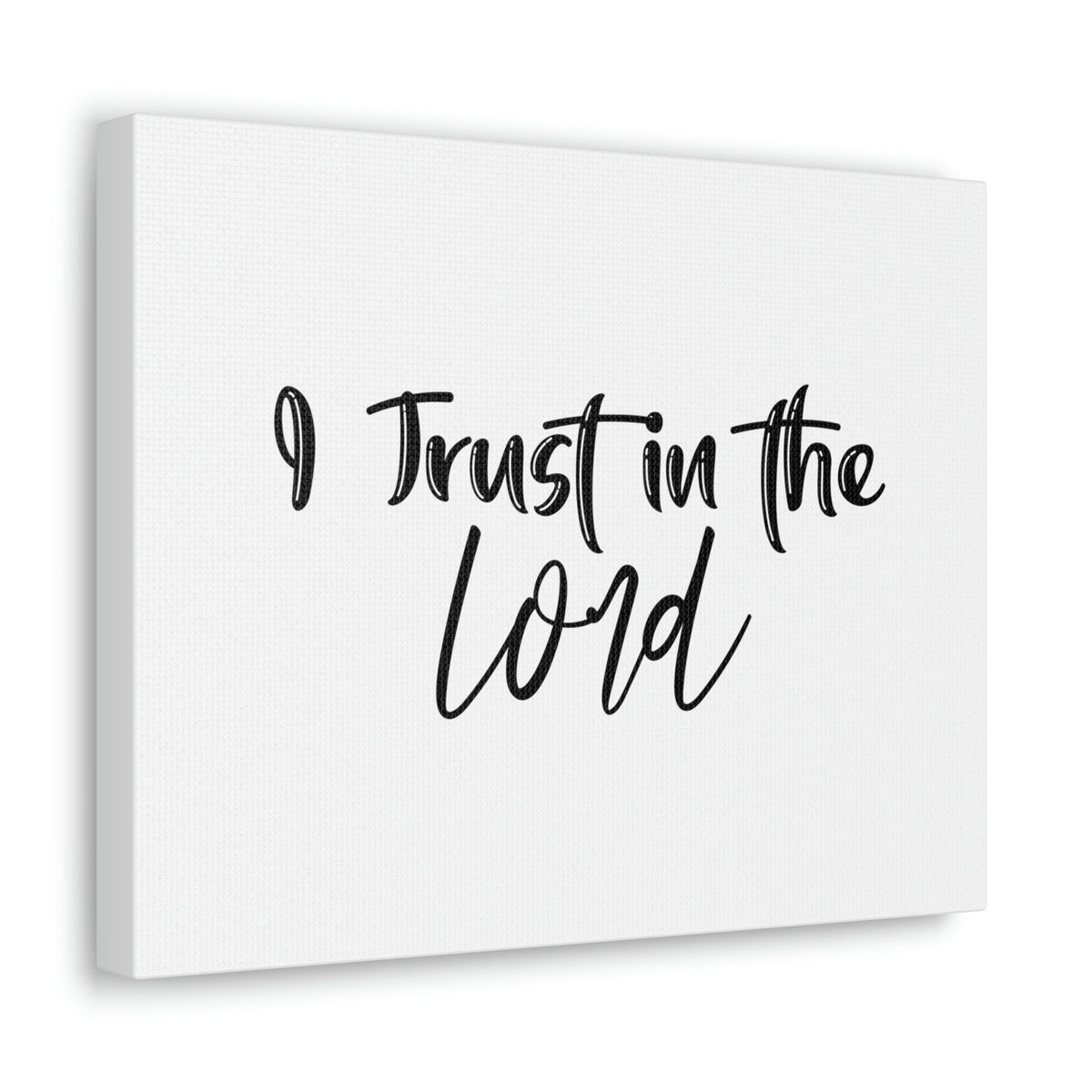 Scripture Walls I Trust In The Lord Proverbs 3:5 Plain Christian Wall Art Bible Verse Print Ready to Hang Unframed-Express Your Love Gifts
