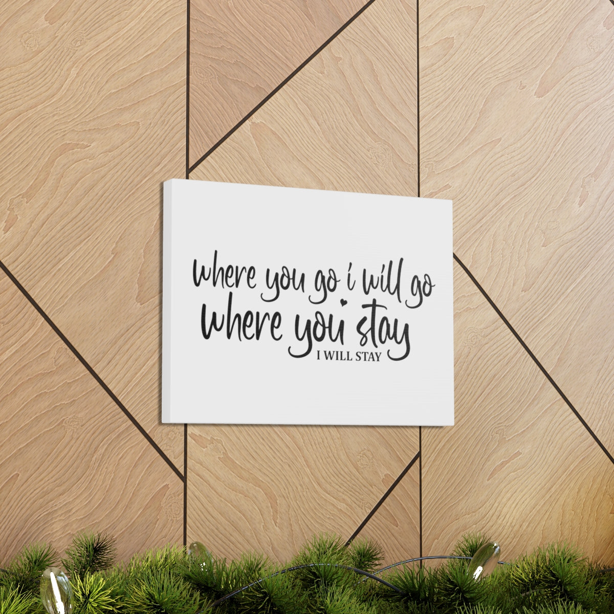 Scripture Walls I Will Go Exodus 14:14 Christian Wall Art Bible Verse Print Ready to Hang Unframed-Express Your Love Gifts