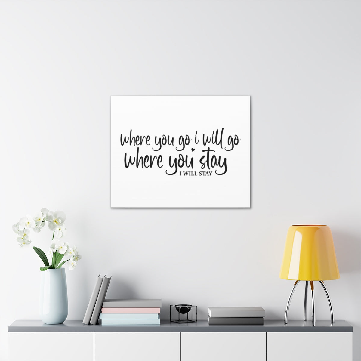 Scripture Walls I Will Go Exodus 14:14 Christian Wall Art Bible Verse Print Ready to Hang Unframed-Express Your Love Gifts