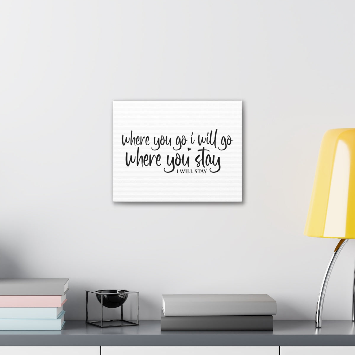 Scripture Walls I Will Go Exodus 14:14 Christian Wall Art Bible Verse Print Ready to Hang Unframed-Express Your Love Gifts