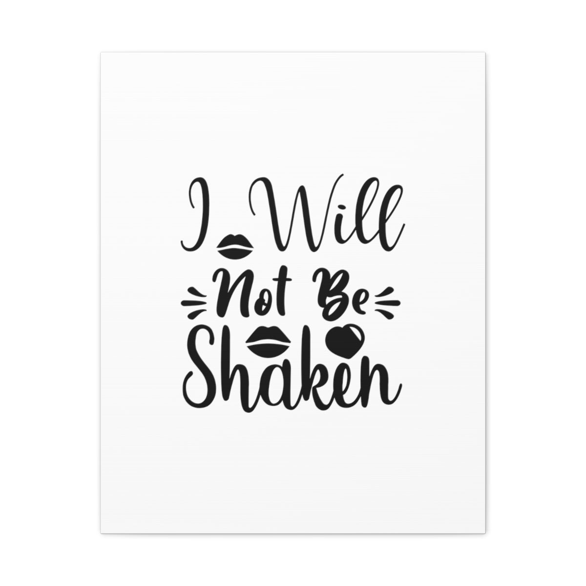 Scripture Walls I Will Not Be Shaken Acts 2:25 Christian Wall Art Bible Verse Print Ready to Hang Unframed-Express Your Love Gifts