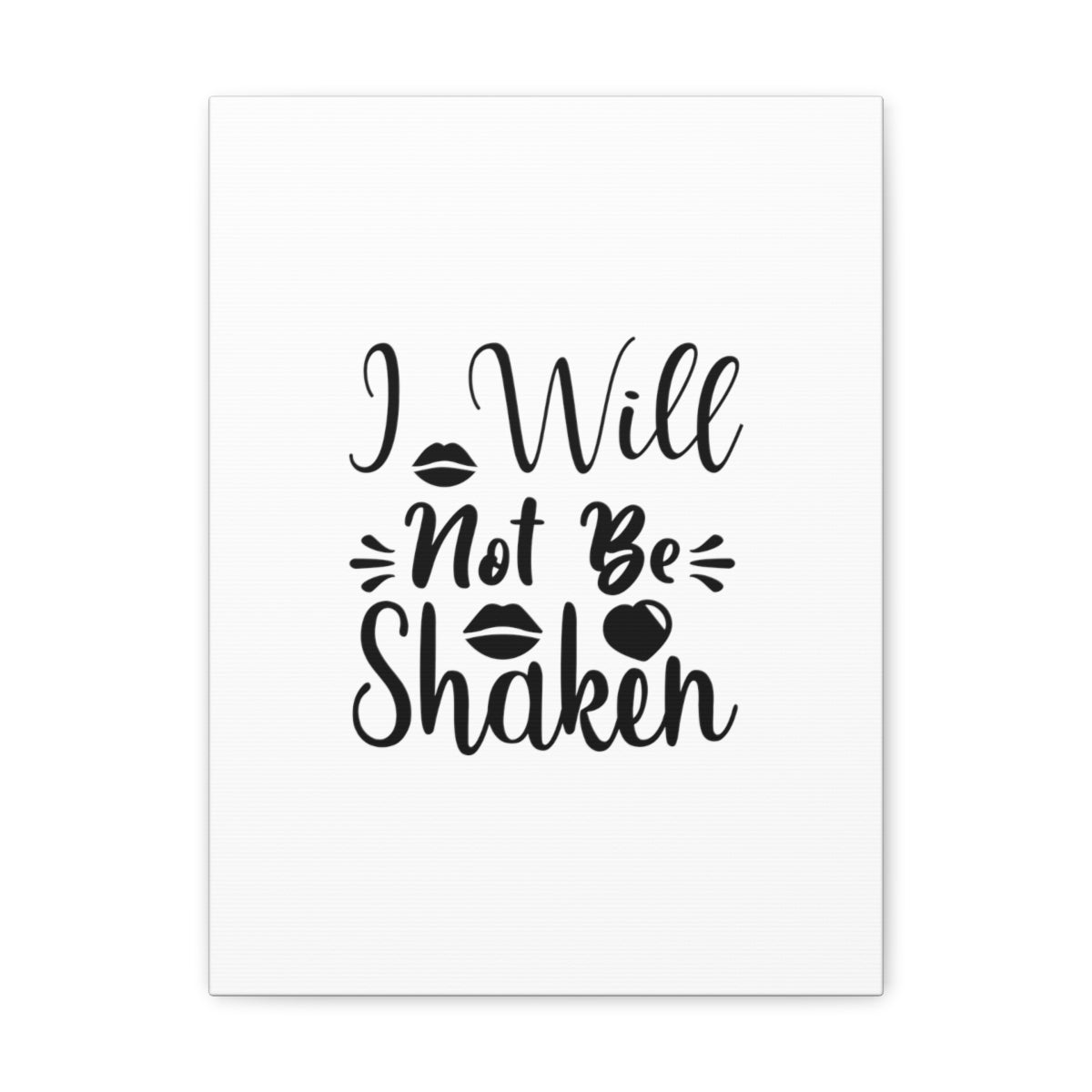 Scripture Walls I Will Not Be Shaken Acts 2:25 Christian Wall Art Bible Verse Print Ready to Hang Unframed-Express Your Love Gifts