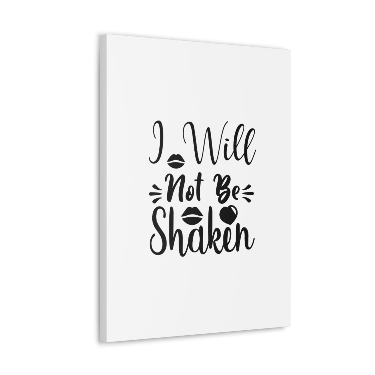 Scripture Walls I Will Not Be Shaken Acts 2:25 Christian Wall Art Bible Verse Print Ready to Hang Unframed-Express Your Love Gifts