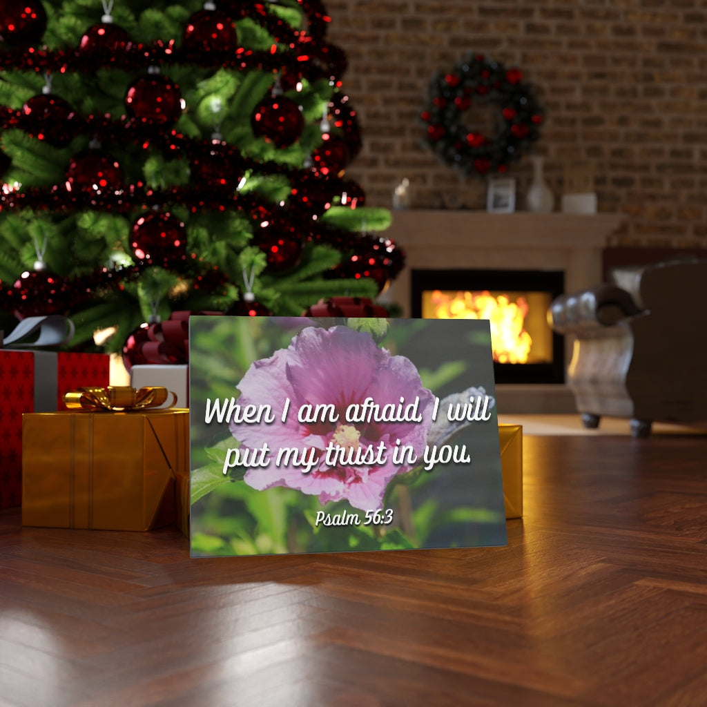 Scripture Walls I Will Put My Trust Psalm 56:3 Bible Verse Canvas Christian Wall Art Ready to Hang Unframed-Express Your Love Gifts
