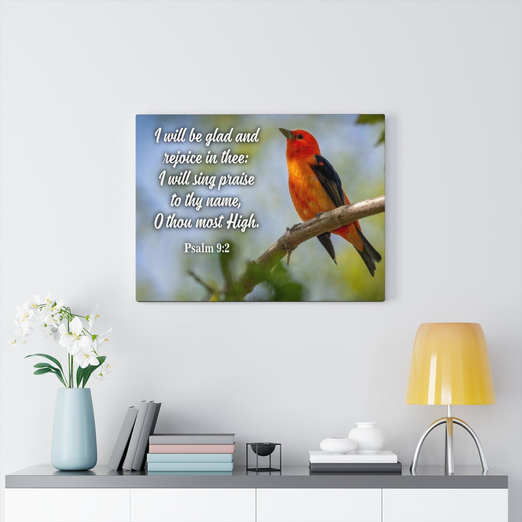 Scripture Walls I Will Sing Praise Psalm 9:2 Christian Home Decor Bible Art Unframed-Express Your Love Gifts