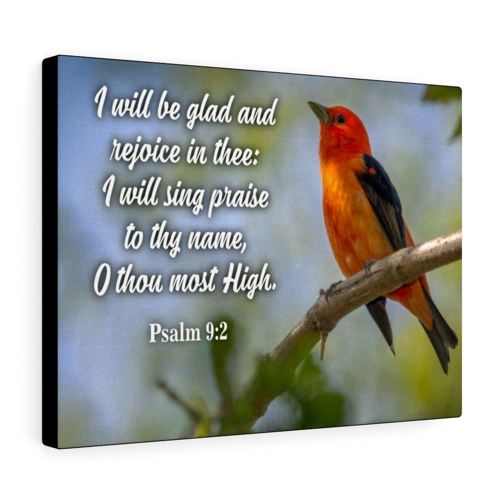 Scripture Walls I Will Sing Praise Psalm 9:2 Christian Home Decor Bible Art Unframed-Express Your Love Gifts