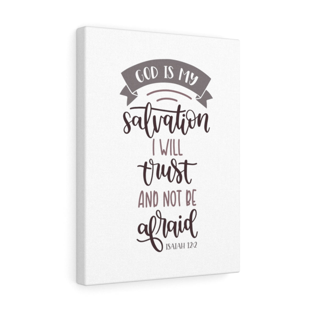 Scripture Walls I Will Trust Isaiah 12:2 Bible Verse Canvas Christian Wall Art Ready to Hang Unframed-Express Your Love Gifts