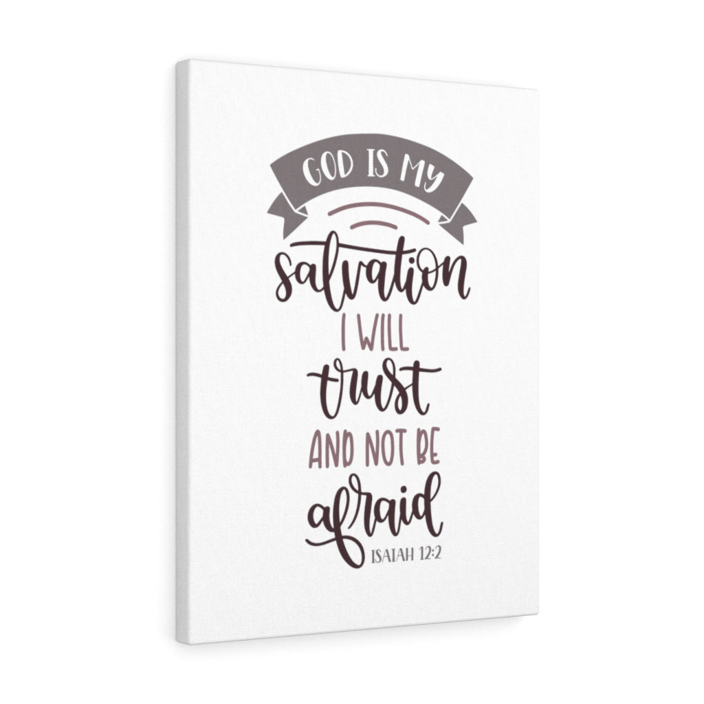 Scripture Walls I Will Trust Isaiah 12:2 Bible Verse Canvas Christian Wall Art Ready to Hang Unframed-Express Your Love Gifts
