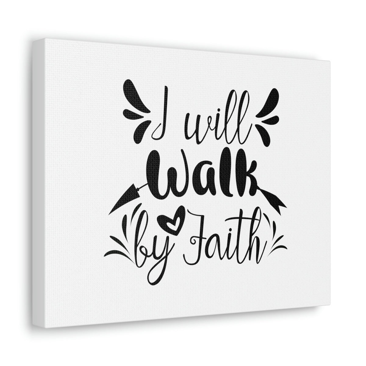 Scripture Walls I Will Walk 2 Corinthians 5:7 Arrow Christian Wall Art Bible Verse Print Ready to Hang Unframed-Express Your Love Gifts