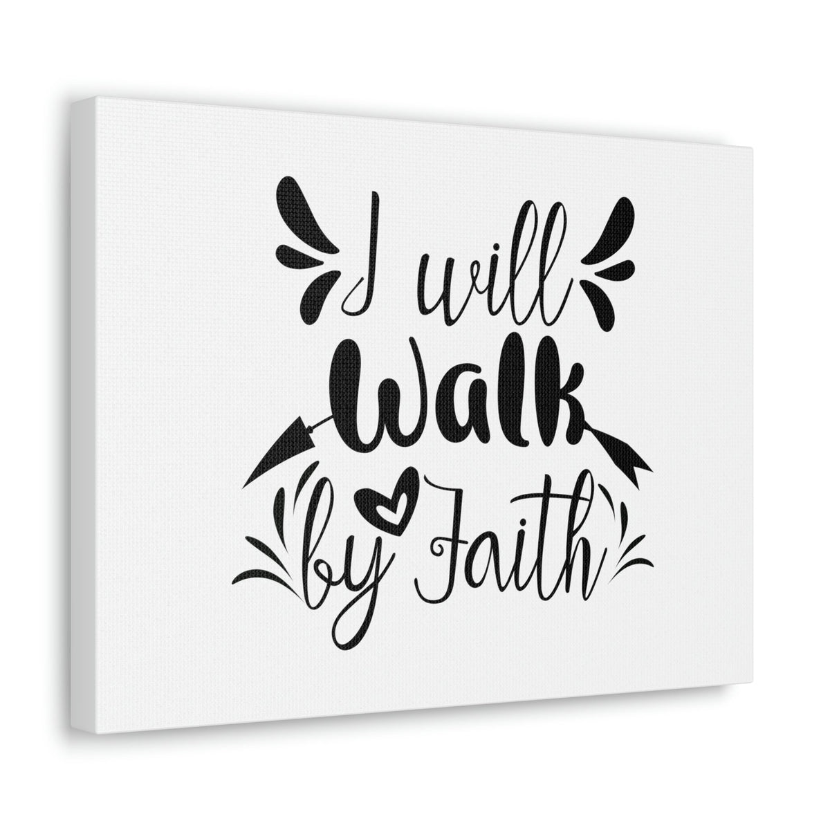 Scripture Walls I Will Walk 2 Corinthians 5:7 Arrow Christian Wall Art Bible Verse Print Ready to Hang Unframed-Express Your Love Gifts