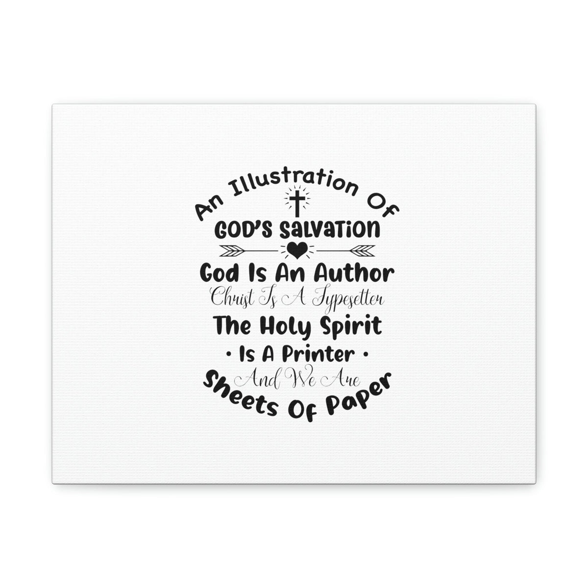 Scripture Walls Illustration Of God's Salvation Romans 10:9 Christian Wall Art Bible Verse Print Ready to Hang Unframed-Express Your Love Gifts