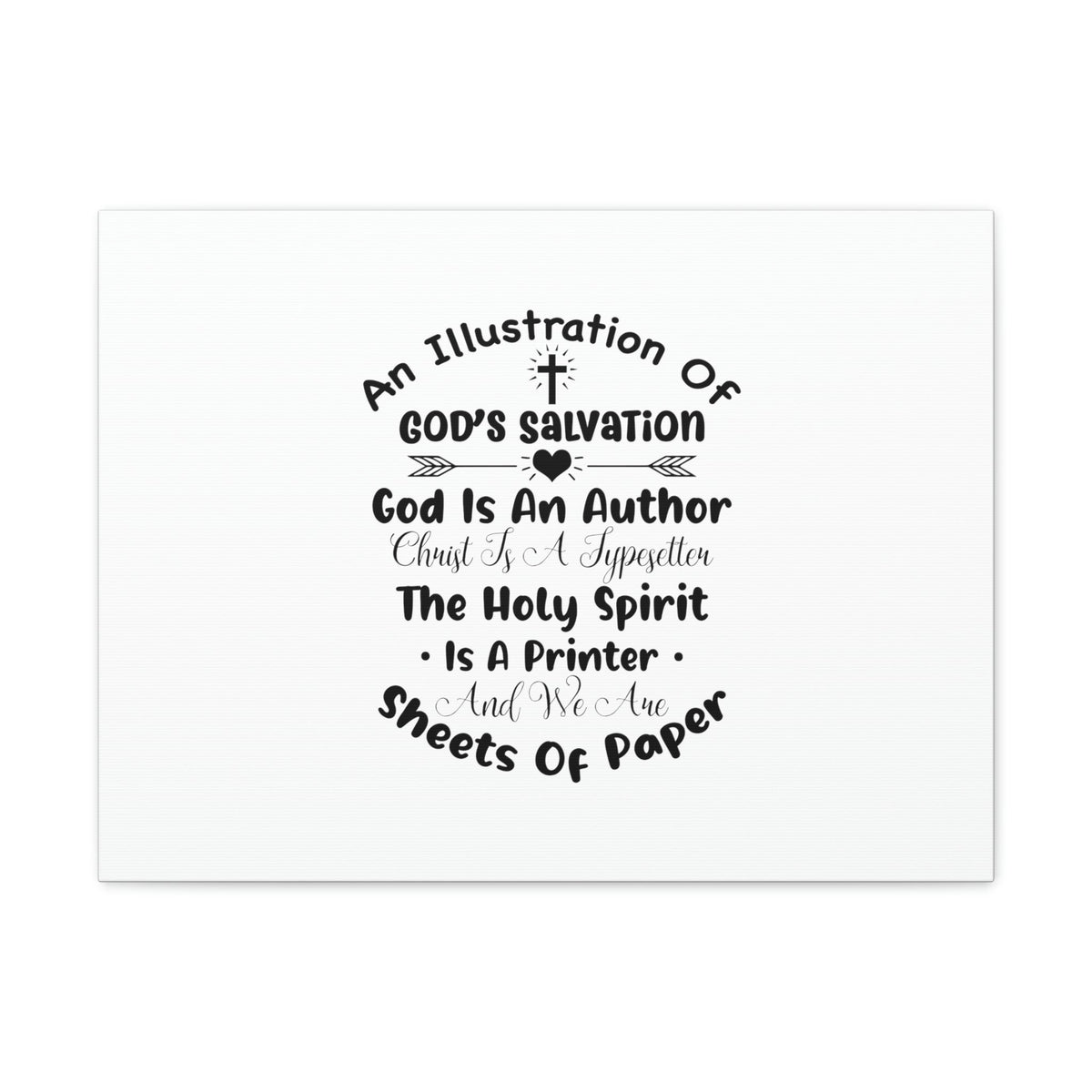 Scripture Walls Illustration Of God's Salvation Romans 10:9 Christian Wall Art Bible Verse Print Ready to Hang Unframed-Express Your Love Gifts