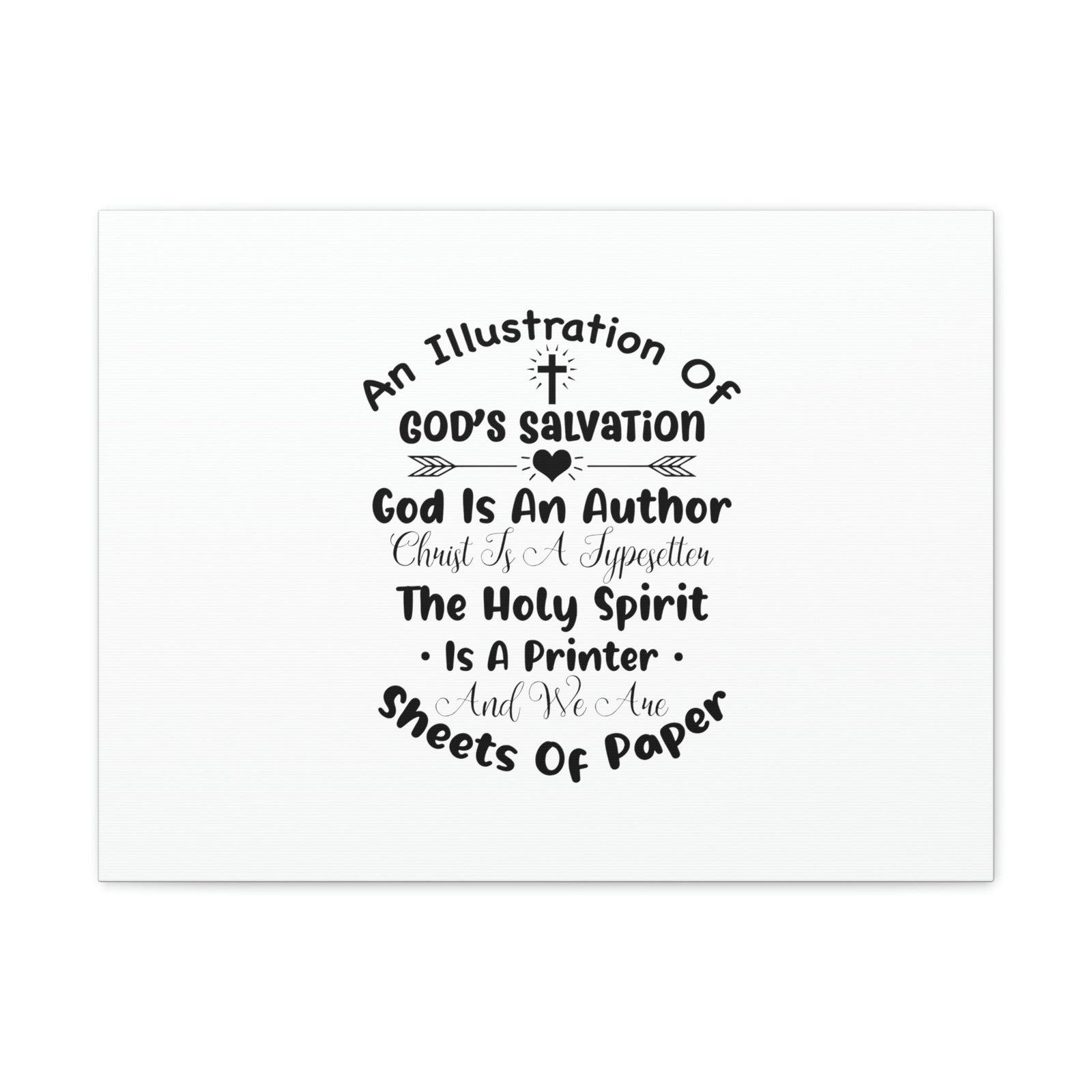 Scripture Walls Illustration Of God's Salvation Romans 10:9 Christian Wall Art Bible Verse Print Ready to Hang Unframed-Express Your Love Gifts